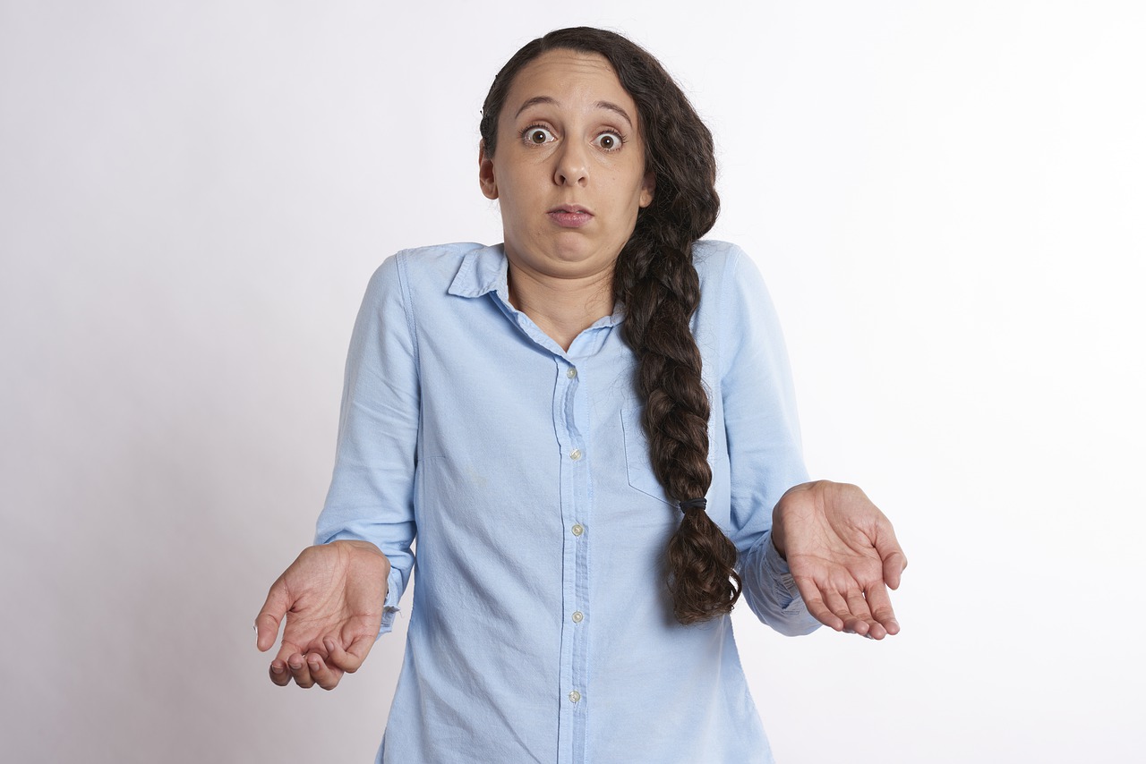 person shrugging